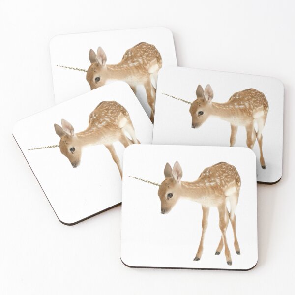 Item preview, unicorn - fawn sticker  designed and sold by inainart.