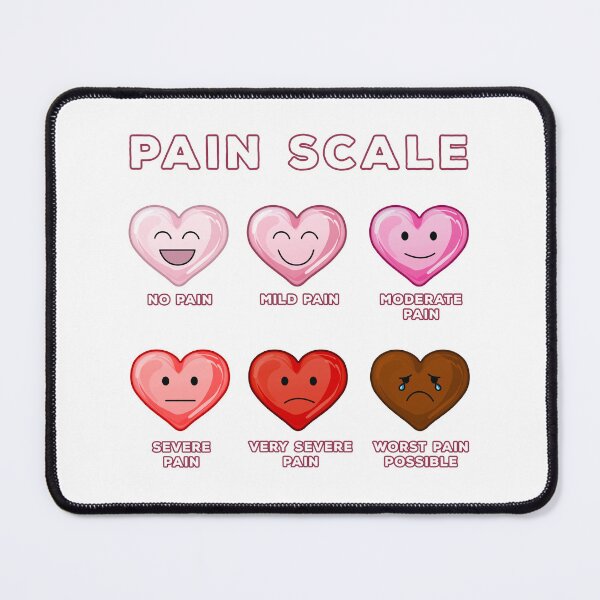 Item preview, Valentine Nurse Pain Scale designed and sold by PolaMaku.