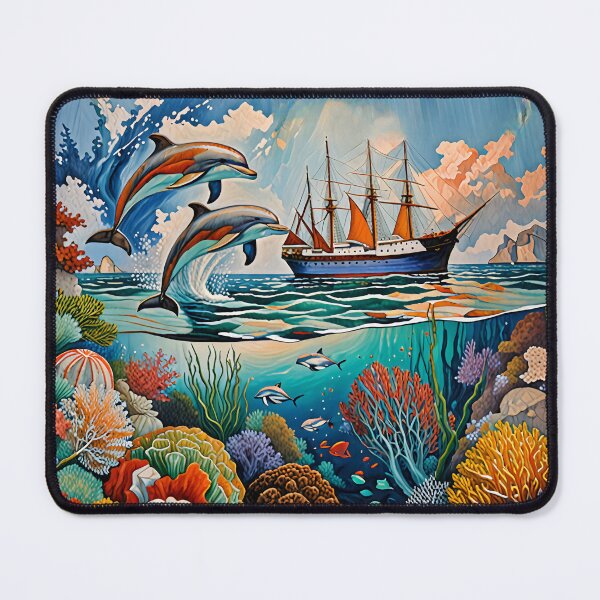 Item preview, the beautiful coral reef designed and sold by Jannicki-Art.