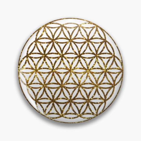 Item preview, Golden Sparkling flower of life, zen life, glitter gold scared geometry  designed and sold by hollycooper.