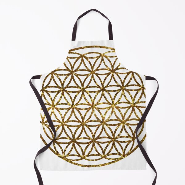 Item preview, Golden Sparkling flower of life, zen life, glitter gold scared geometry  designed and sold by hollycooper.