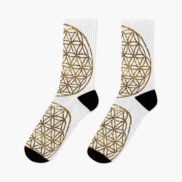 Item preview, Golden Sparkling flower of life, zen life, glitter gold scared geometry  designed and sold by hollycooper.