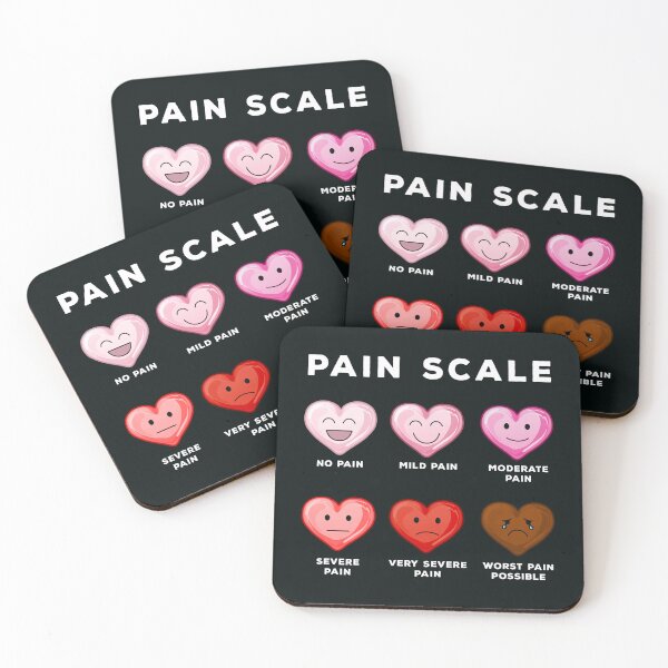 Item preview, Valentine Nurse Pain Scale designed and sold by PolaMaku.