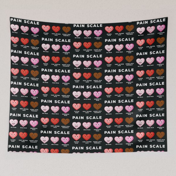 Item preview, Valentine Nurse Pain Scale designed and sold by PolaMaku.