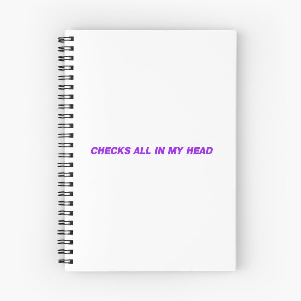 Item preview, Checks all in my head designed and sold by Gotta Escape.