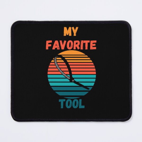 Item preview, My Favorite Tool – Zip Tie Minimalist Retro Graphic Design designed and sold by KapiPrint.