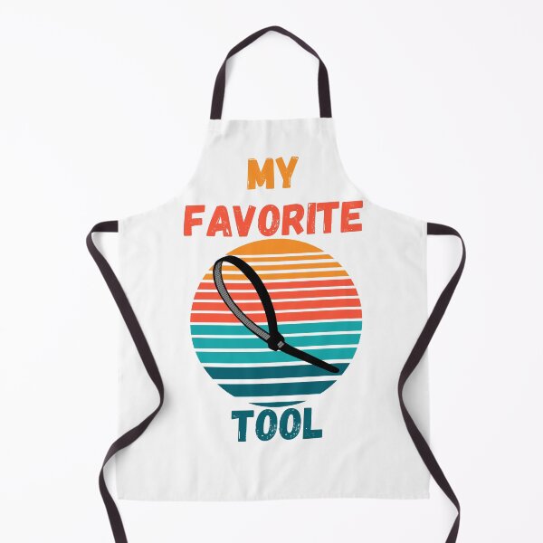 Item preview, My Favorite Tool – Zip Tie Minimalist Retro Graphic Design designed and sold by KapiPrint.