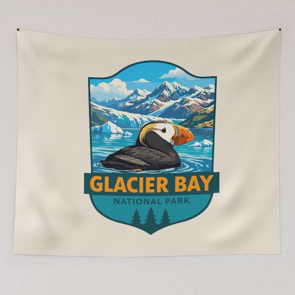 Item preview, Glacier Bay National Park Sticker designed and sold by Gideon Emmerich.
