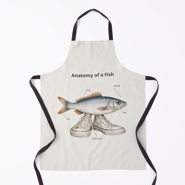 Item preview, Anatomy of a Fish Illustration designed and sold by Ombrya.