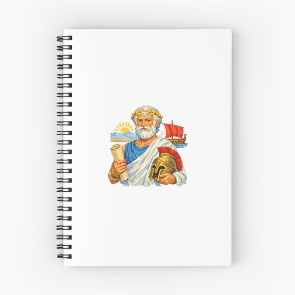 Item preview, Melissus, Pre-Socratic Greek Philosopher, Gouache Poster Paint designed and sold by shadow-bloom.