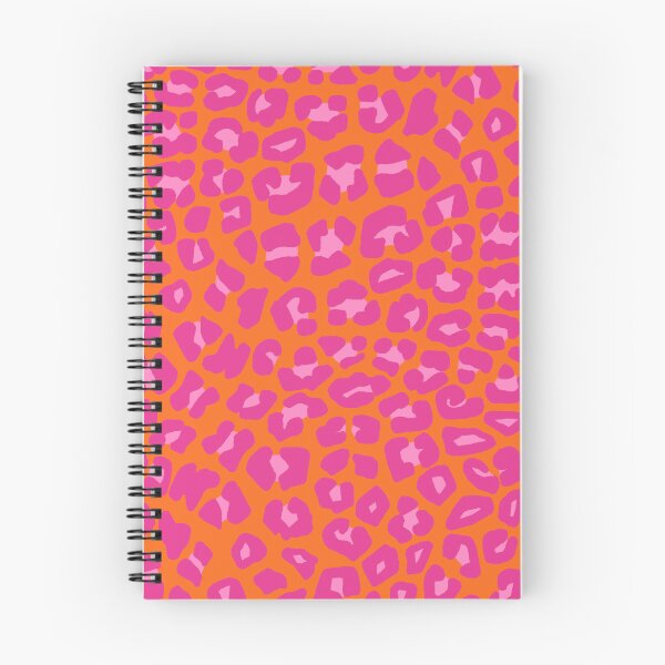 Item preview, Orange and Pink Leopard Spots Print Pattern designed and sold by OneThreeSix.