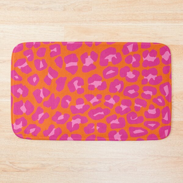 Item preview, Orange and Pink Leopard Spots Print Pattern designed and sold by OneThreeSix.