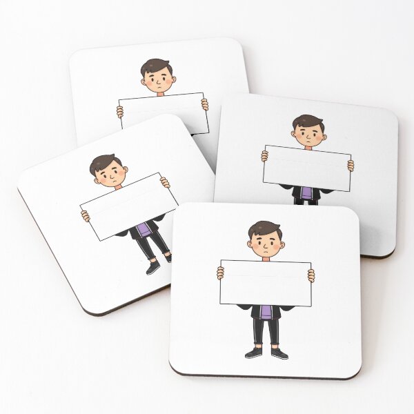 Item preview, Young man holding blank sign for advertising or promotion designed and sold by Creative88Art.