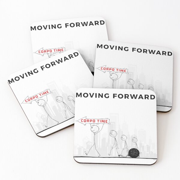 Item preview, Moving Forward – Corporate Minimalist Humor designed and sold by chillbyME.