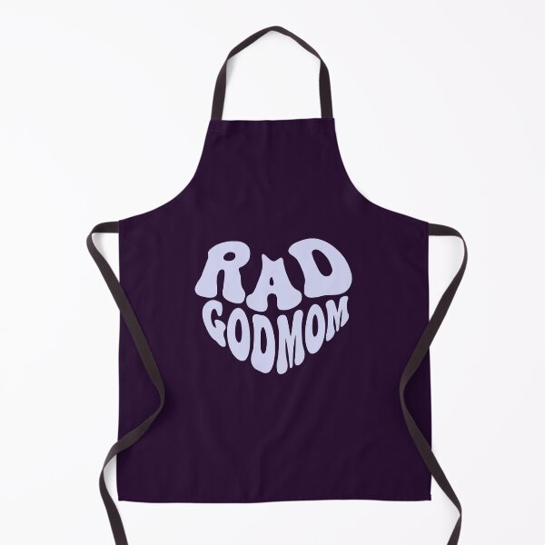 Item preview, Rad Godmom Lavender Heart Retro Typography designed and sold by WAMTEES.
