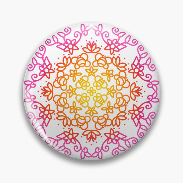 Item preview, Pink mandala bumblebee and floral,  flower of life designed and sold by hollycooper.