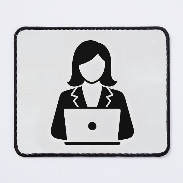 Item preview, Professional businesswoman working on laptop computer designed and sold by Creative88Art.