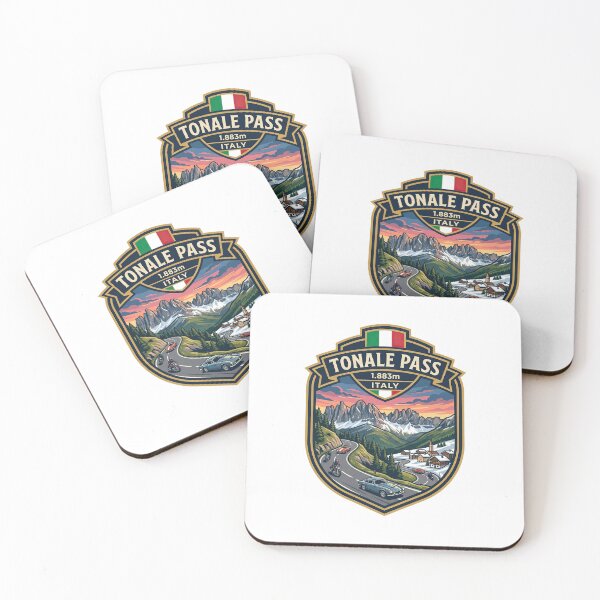 Item preview, Tonale Pass – Passo del Tonale – Italian Alps Biker Route Artwork designed and sold by enzoade.
