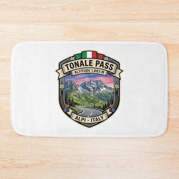 Item preview, Tonale Pass – Passo del Tonale – Italy Mountain Road for Bikers designed and sold by enzoade.