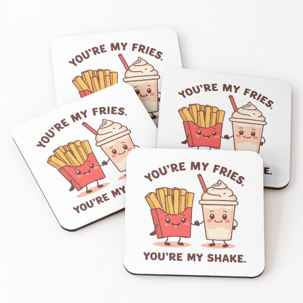 Item preview, You’re My Fries You’re My Shake Couples Valentine lovers him&her designed and sold by shop43.