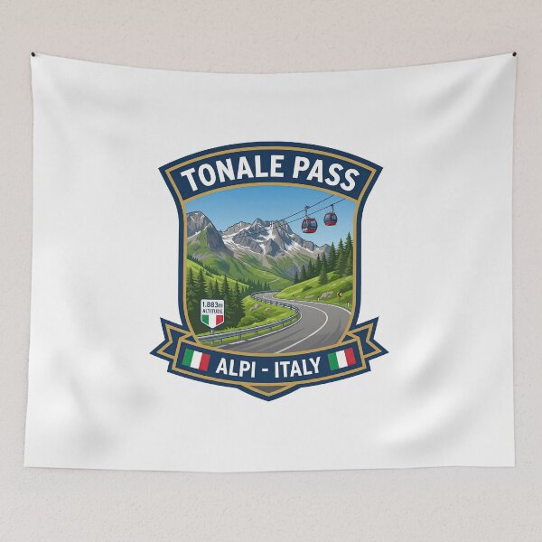 Item preview, Tonale Pass – Passo del Tonale – Alpine Motorcycle Travel Design designed and sold by enzoade.