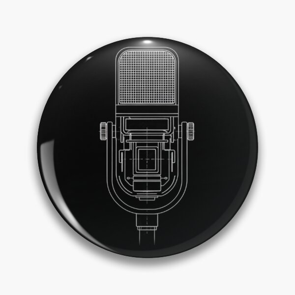 Item preview, Professional Studio Microphone Blueprint - "Voice of the Digital Age" designed and sold by mAXiBoOM.