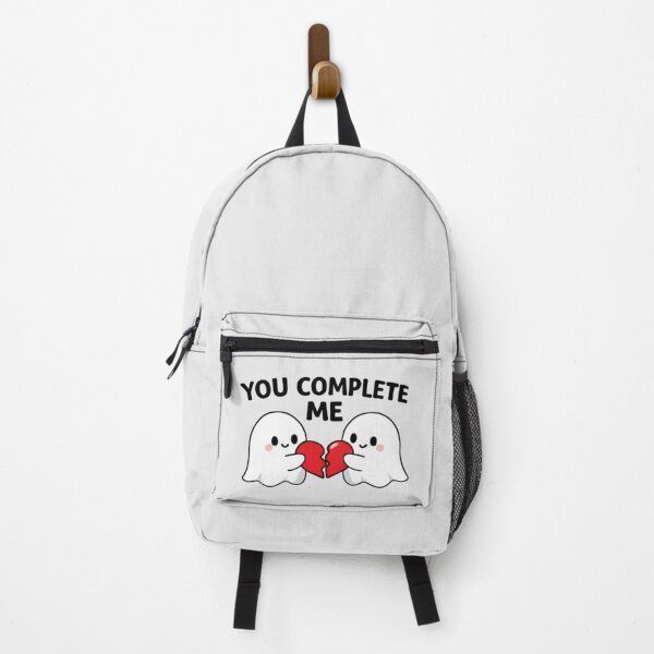 Item preview, Cute Ghost Couple “You Complete Me” – Romantic Valentine Heart Design designed and sold by Design by Anthony .
