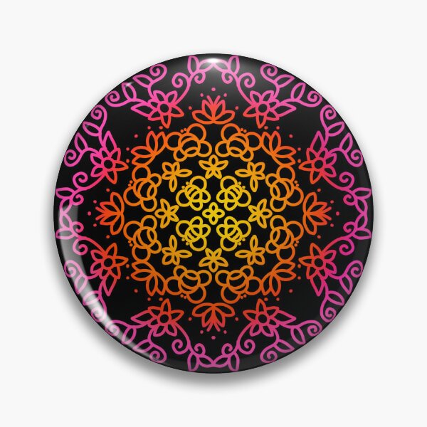 Item preview,  Pink mandala bumblebee and floral botanical,  flower of life designed and sold by hollycooper.