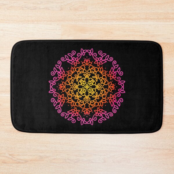 Item preview,  Pink mandala bumblebee and floral botanical,  flower of life designed and sold by hollycooper.