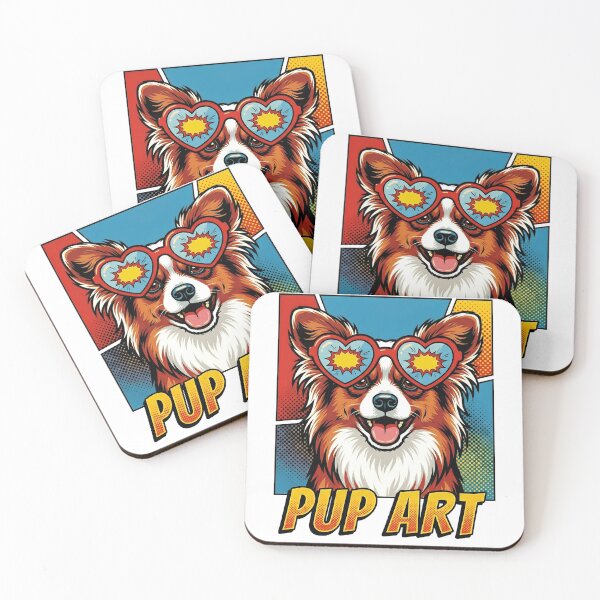 Item preview, Pop Art Papillon Retro Dog designed and sold by k3rstman1.
