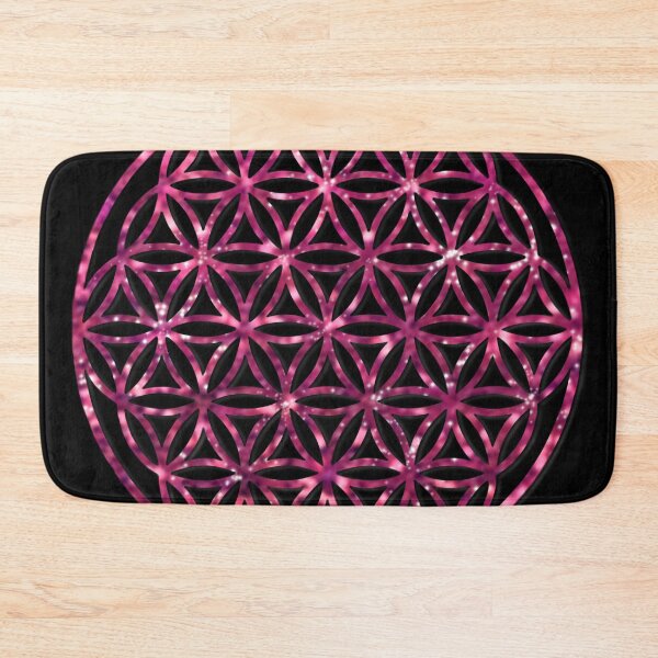 Item preview, Pink Sparkling flower of life designed and sold by hollycooper.