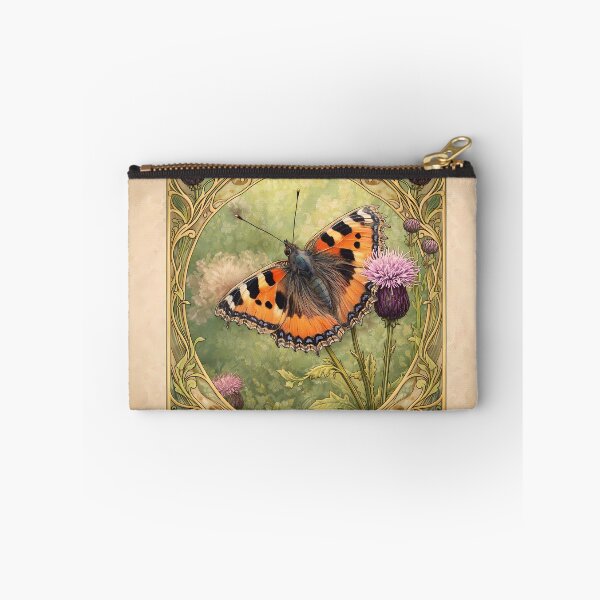 Item preview, Butterfly and Thistle Art Nouveau designed and sold by cuprum.