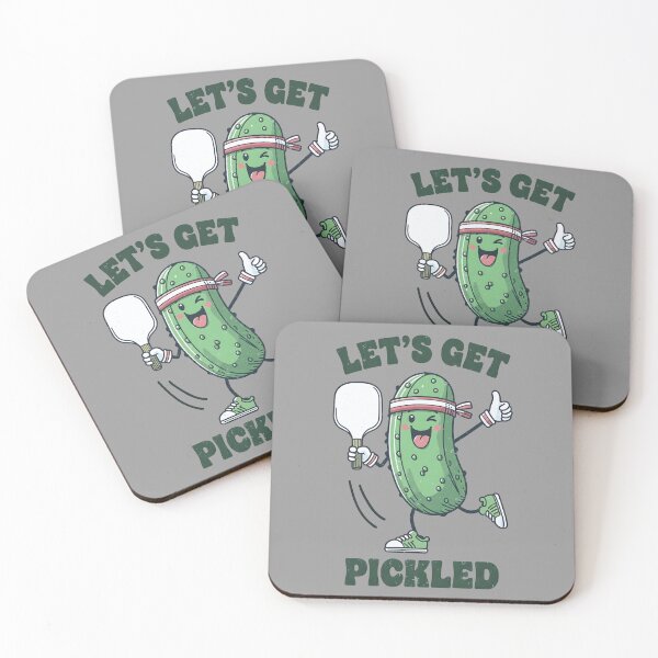 Item preview, Let's Get Pickled Cute Pickle Character  designed and sold by HowToCanadian.