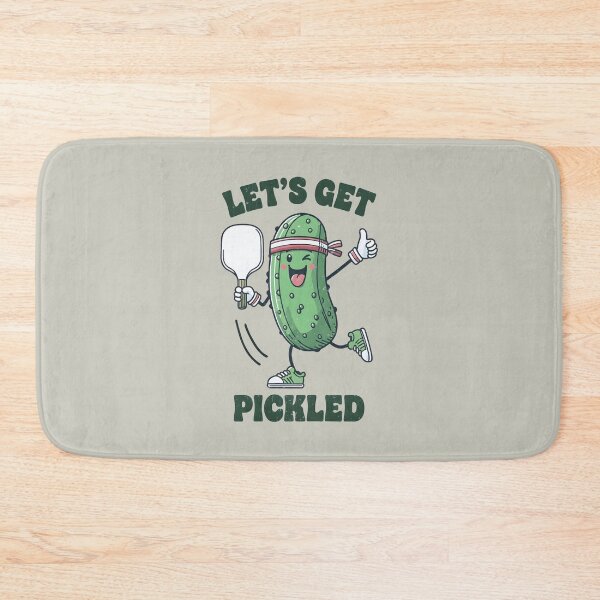 Item preview, Let's Get Pickled Cute Pickle Character  designed and sold by HowToCanadian.