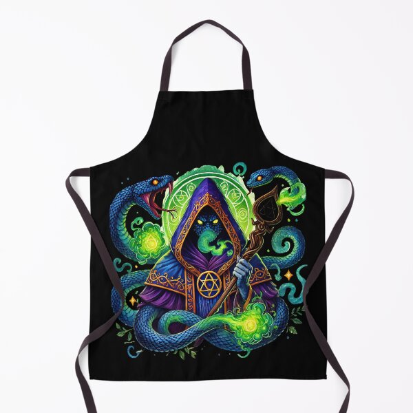 Item preview, The Serpent Sorcerer of the Veiled Sigil designed and sold by TheInkRaven.