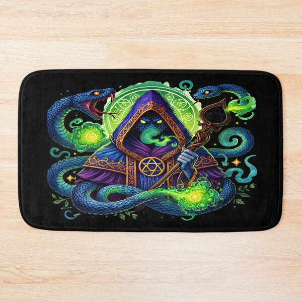 Item preview, The Serpent Sorcerer of the Veiled Sigil designed and sold by TheInkRaven.