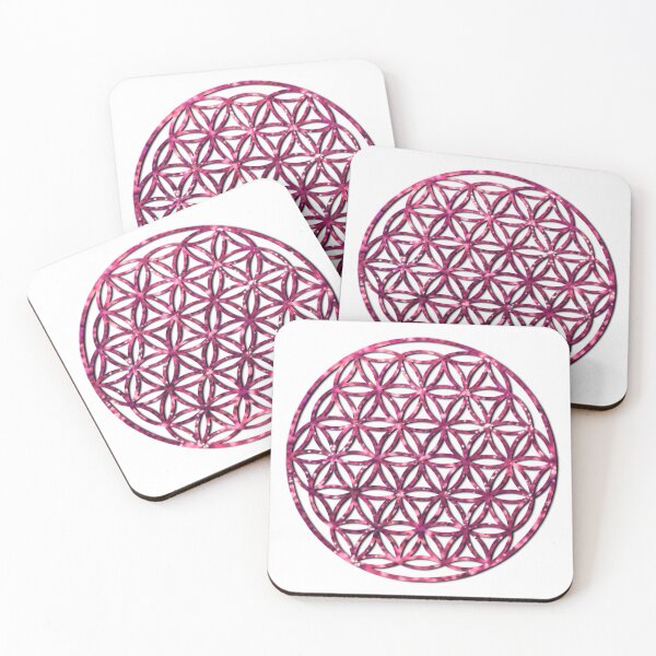 Item preview, Pink Sparkling flower of life, pink glitter scared geometry  designed and sold by hollycooper.