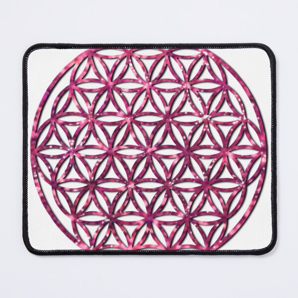 Item preview, Pink Sparkling flower of life, pink glitter scared geometry designed and sold by hollycooper.