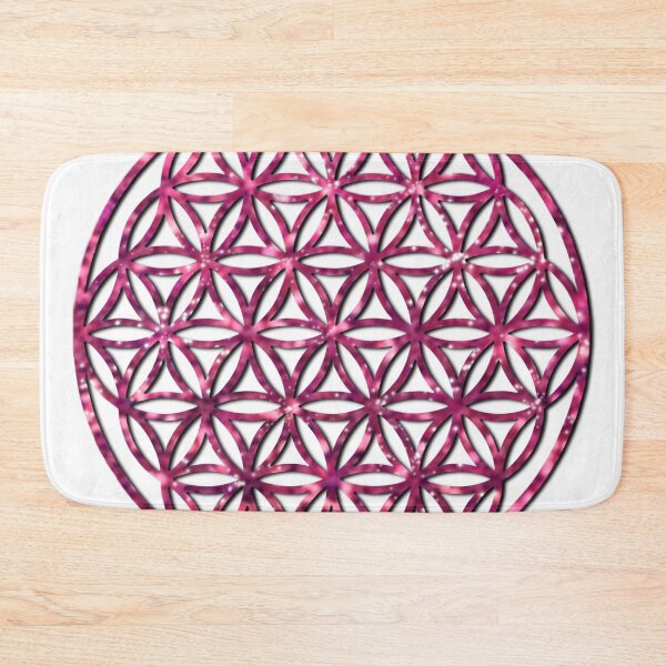 Item preview, Pink Sparkling flower of life, pink glitter scared geometry  designed and sold by hollycooper.