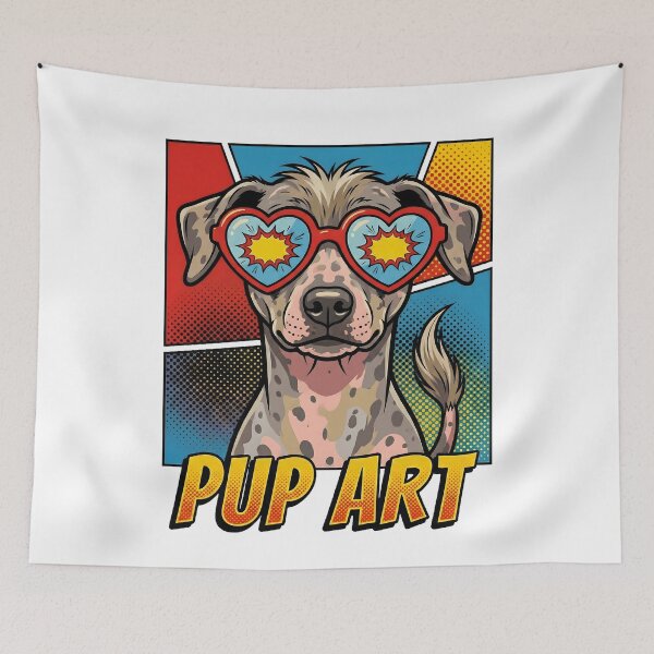 Item preview, Pop Art Peruvian Inca Orchid Retro Dog designed and sold by k3rstman1.