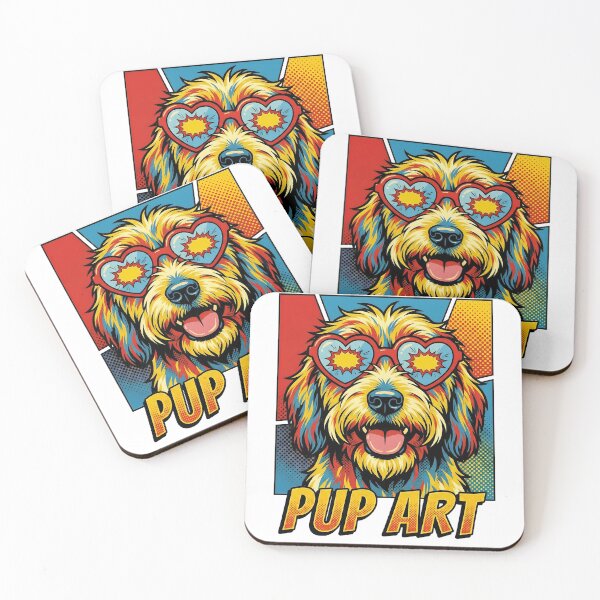 Item preview, Pop Art Petit Basset Griffon Vendeen Retro Dog designed and sold by k3rstman1.