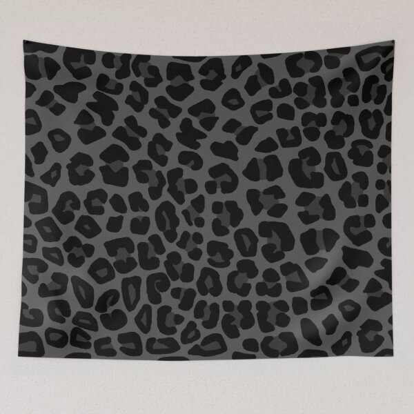 Item preview, Leopard Spots Print Pattern in Black and Grey designed and sold by OneThreeSix.