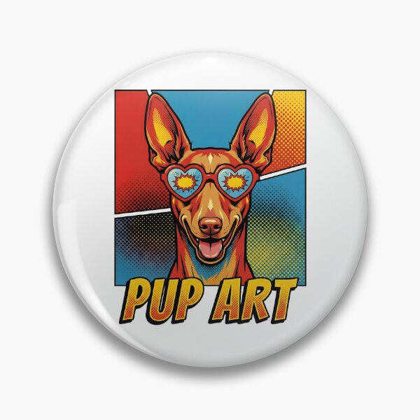 Artikelvorschau, Pop-Art-Pharaonenhund im Retro-Stil entworfen und verkauft von k3rstman1.