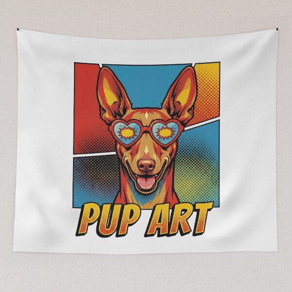 Item preview, Pop Art Pharaoh Hound Retro Dog designed and sold by k3rstman1.