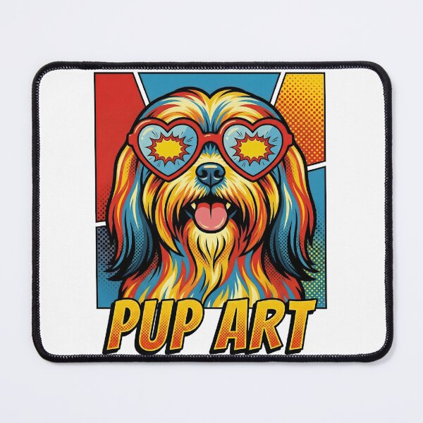 Item preview, Pop Art Lhasa Apso Retro Dog designed and sold by k3rstman1.