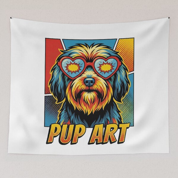 Item preview, Pop Art Lowchen Retro Dog designed and sold by k3rstman1.