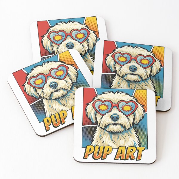 Item preview, Pop Art Maltese Retro Dog designed and sold by k3rstman1.