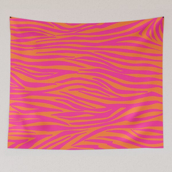 Item preview, Pink and Orange Zebra Stripes designed and sold by OneThreeSix.