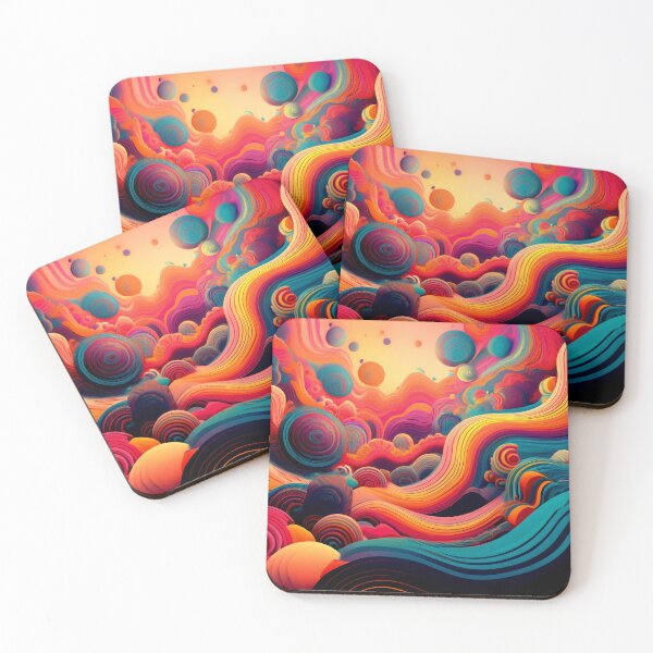 Item preview, Colorful Wallcovering Tapestry, duvet cover, throw blanket, shower curtain designed and sold by CharlottePlaceArt.