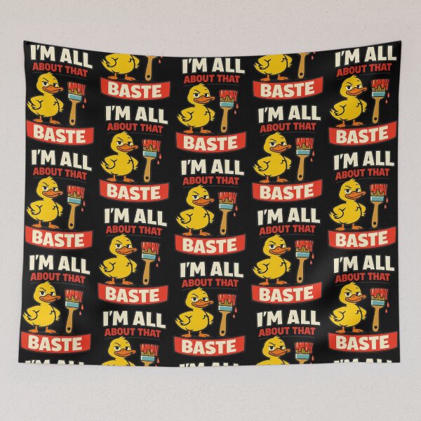 Item preview, Im All About That Baste Funny Duck Cooking Design designed and sold by TeeTimeTreasure.